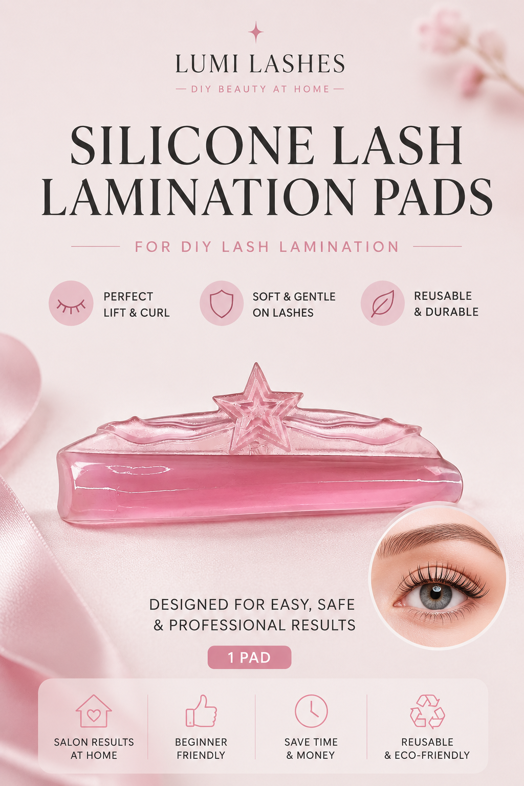 Silicone Lash Lift Rods